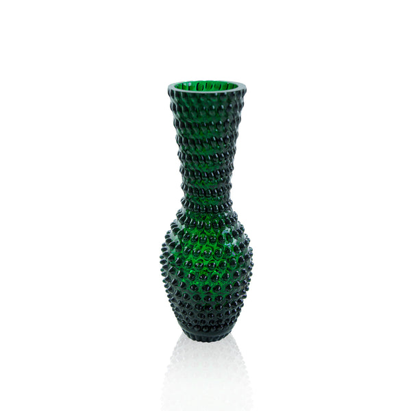 Dark Green Fugu Vase