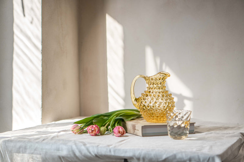 Citrine Hobnail Jug Small