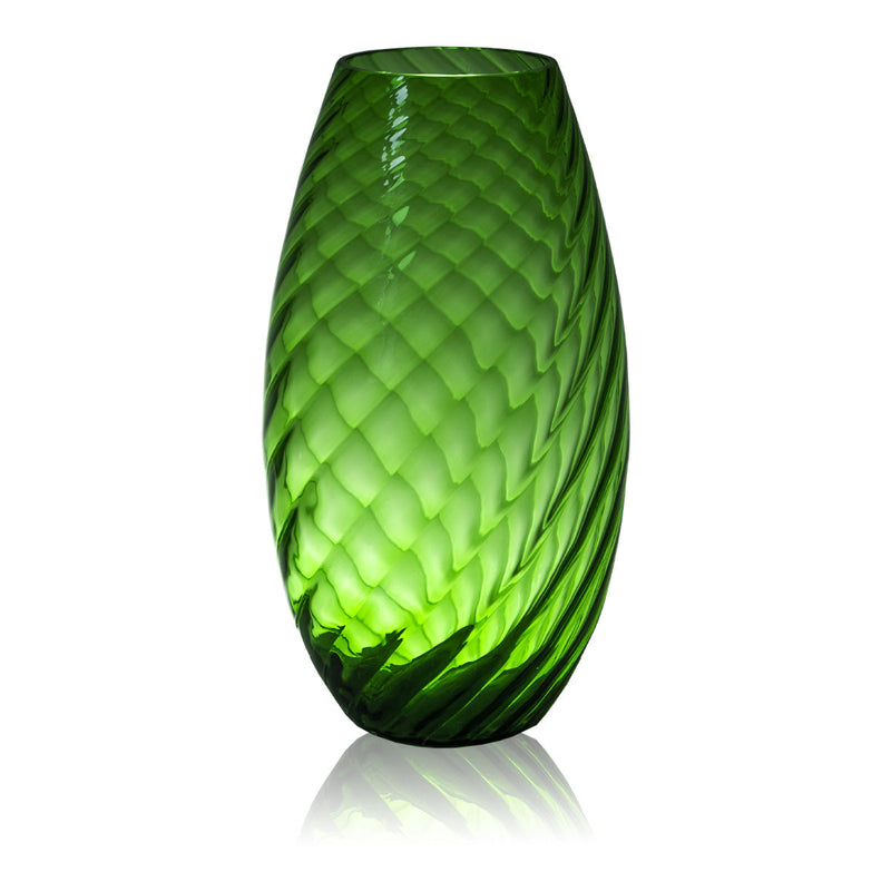 Dark Green Marika Cone Vase Large