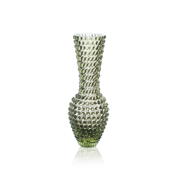 Olive Green Fugu Vase