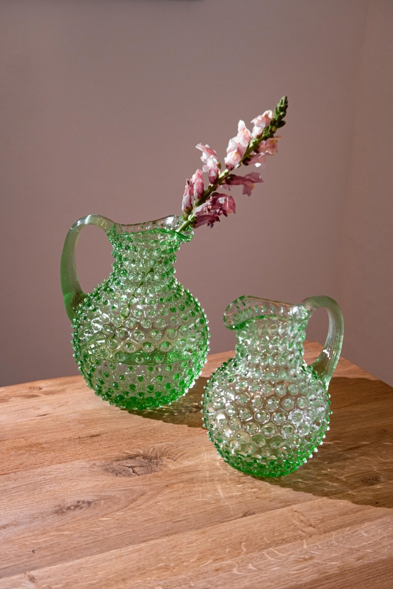 Light Green Hobnail Jug Small - KLIMCHI