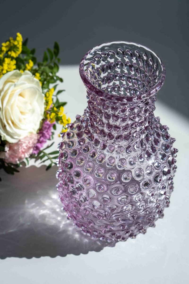 Lilac Hobnail Carafe - KLIMCHI