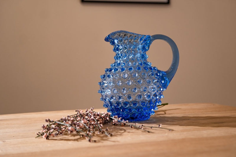 Light Blue Hobnail Jug Small - KLIMCHI