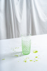 Light Green Hobnail Tumblers Tall - KLIMCHI