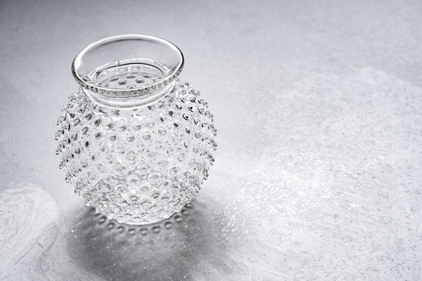 Crystal Hobnail Collar Vase - KLIMCHI