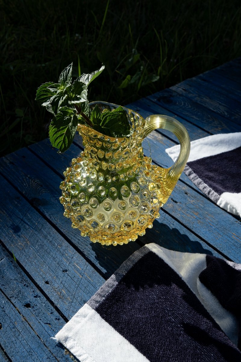 Citrine Hobnail Creamer Jug - KLIMCHI