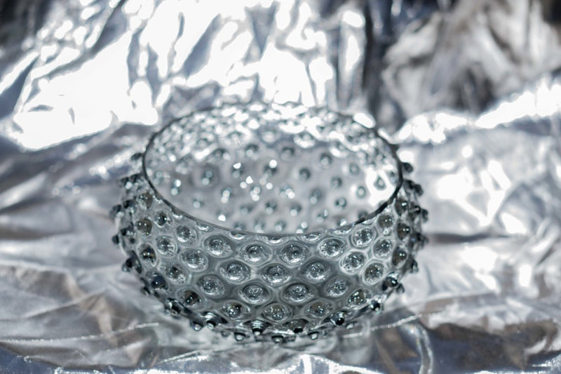 Grey Smoke Hobnail Bowl - KLIMCHI