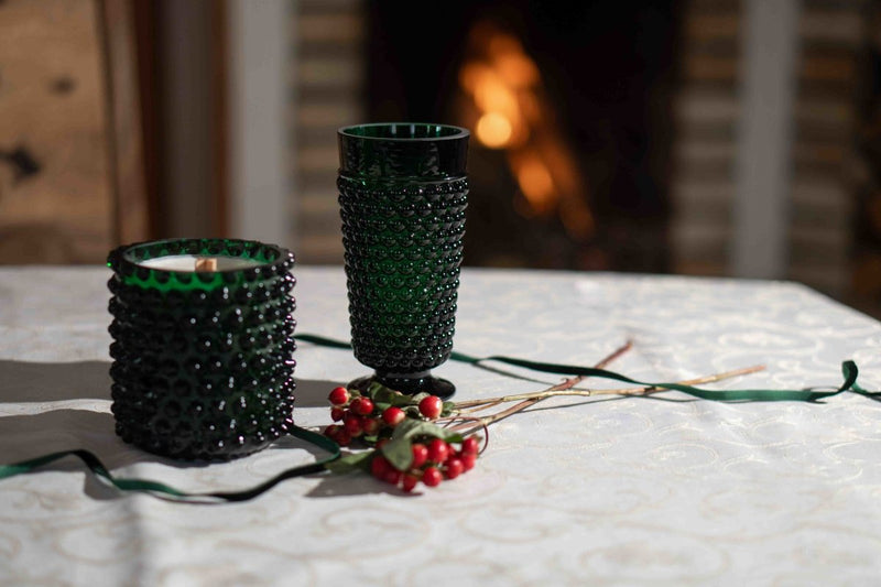 Pine Paradise Hobnail Candle - KLIMCHI