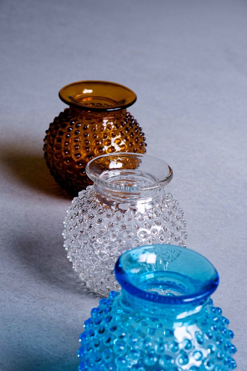 Crystal Hobnail Collar Vase - KLIMCHI