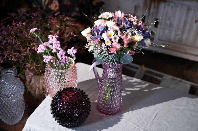 Lilac Hobnail Jug Tall - KLIMCHI