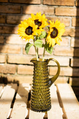 Bonsai Green Hobnail Jug Tall - KLIMCHI