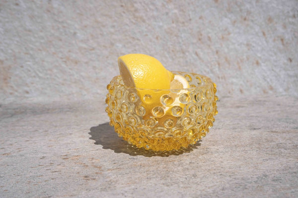 Citrine Hobnail Bowl Small - KLIMCHI