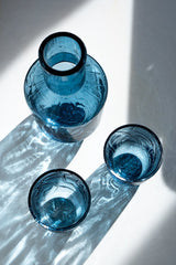 Crust Shot Glasses in Underlay Blue Smoke (Set of 2) - KLIMCHI