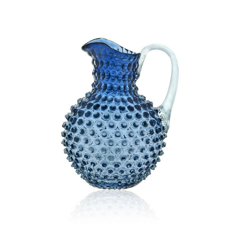 Underlay Blue Smoke Hobnail Jug - KLIMCHI