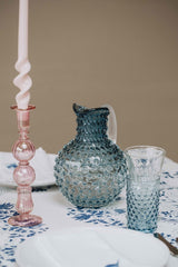 Underlay Blue Smoke Hobnail Jug - KLIMCHI