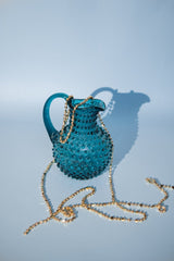 Aquamarine Hobnail Jug - KLIMCHI