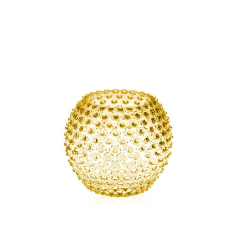 Underlay Amber Hobnail Vase - KLIMCHI