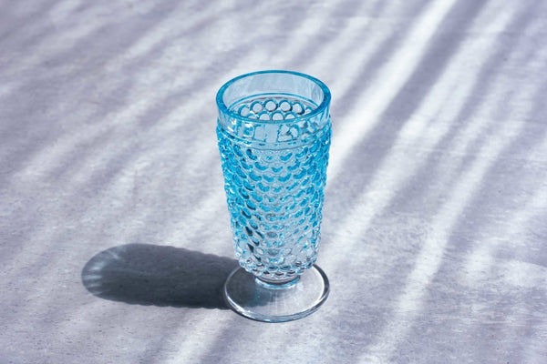 Underlay Azure Hobnail Goblet (set of 2 pieces) - KLIMCHI