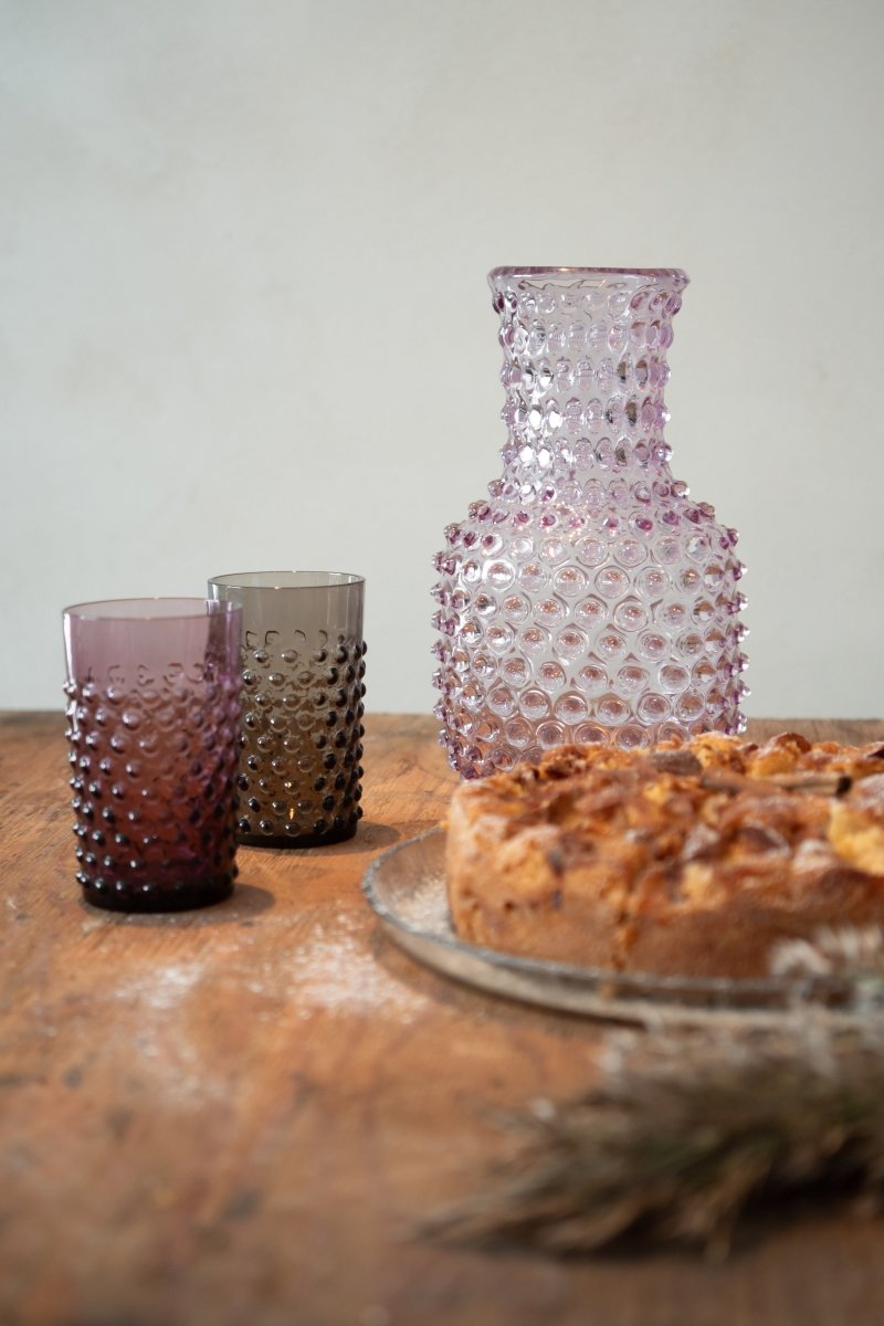 Lilac Hobnail Carafe - KLIMCHI