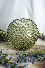 Olive Green Hobnail Vase - KLIMCHI