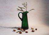 Dark Green Hobnail Jug Tall - KLIMCHI