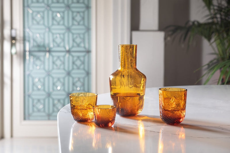 Crust Shot Glasses in Amber (Set of 2) - KLIMCHI