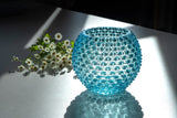 Underlay Aquamarine Hobnail Vase - KLIMCHI