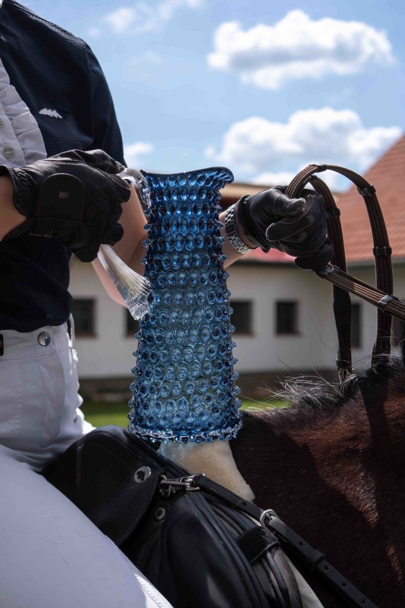 Underlay Blue Smoke Hobnail Jug Tall - KLIMCHI