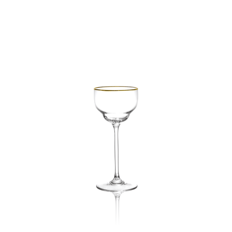 SHADOWS <br> GOLDEN LUX <br> Coupette Glass (Set of 2) - KLIMCHI