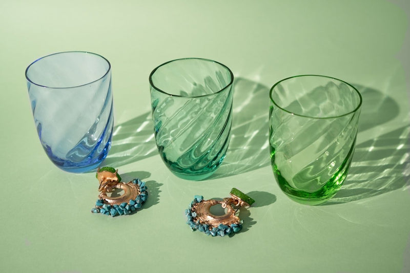 Light Blue Marika Tumblers - KLIMCHI