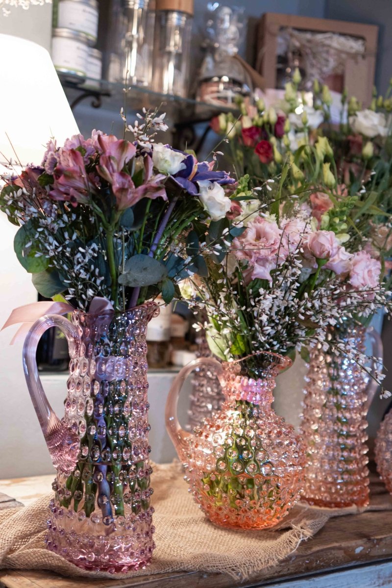 Lilac Hobnail Jug Tall - KLIMCHI