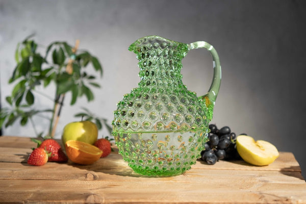 Light Green Hobnail Jug - KLIMCHI