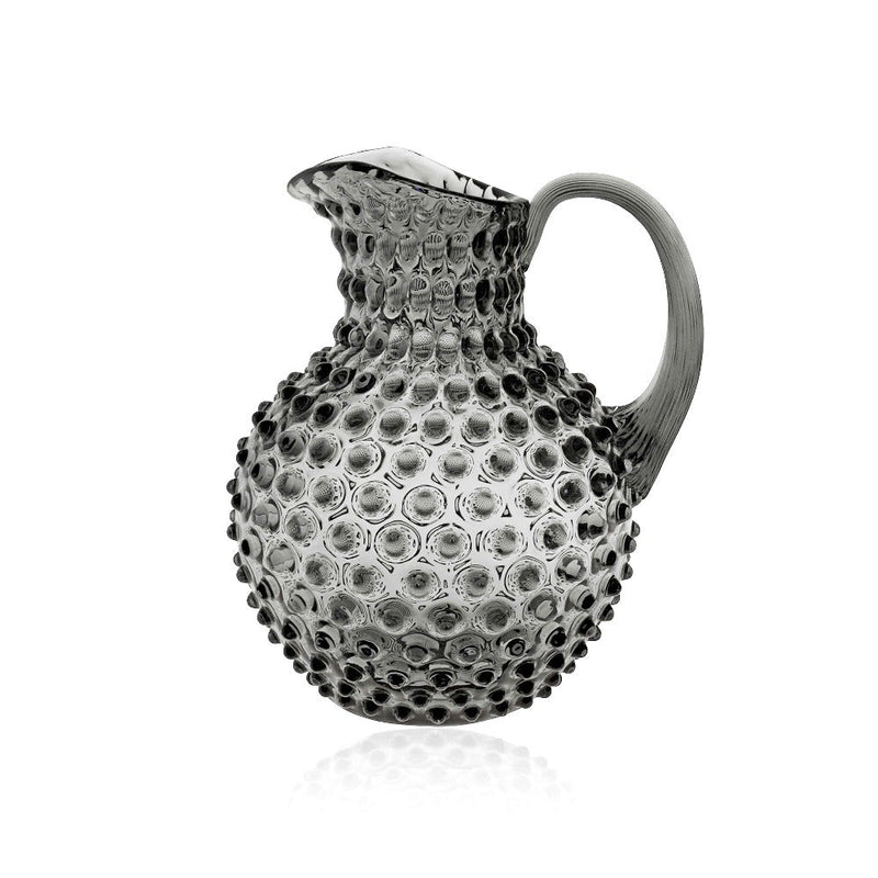 Grey Smoke Hobnail Jug - KLIMCHI