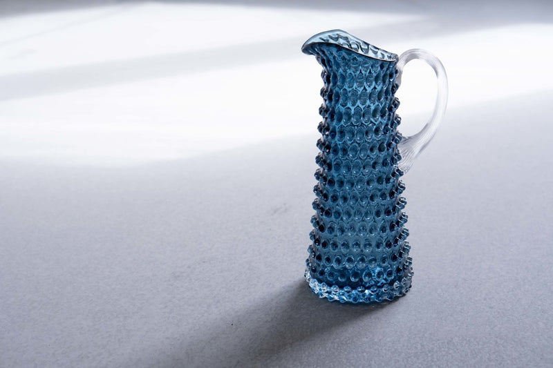 Underlay Blue Smoke Hobnail Jug Tall - KLIMCHI