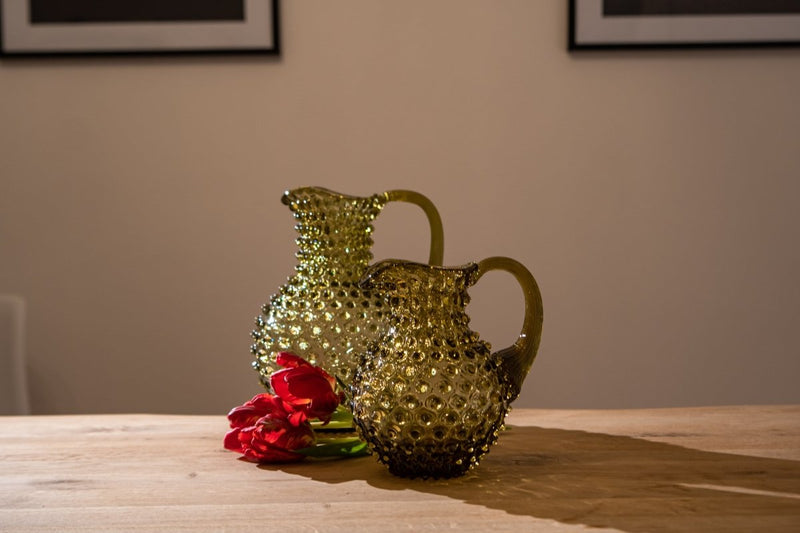 Bonsai Green Hobnail Jug Small - KLIMCHI