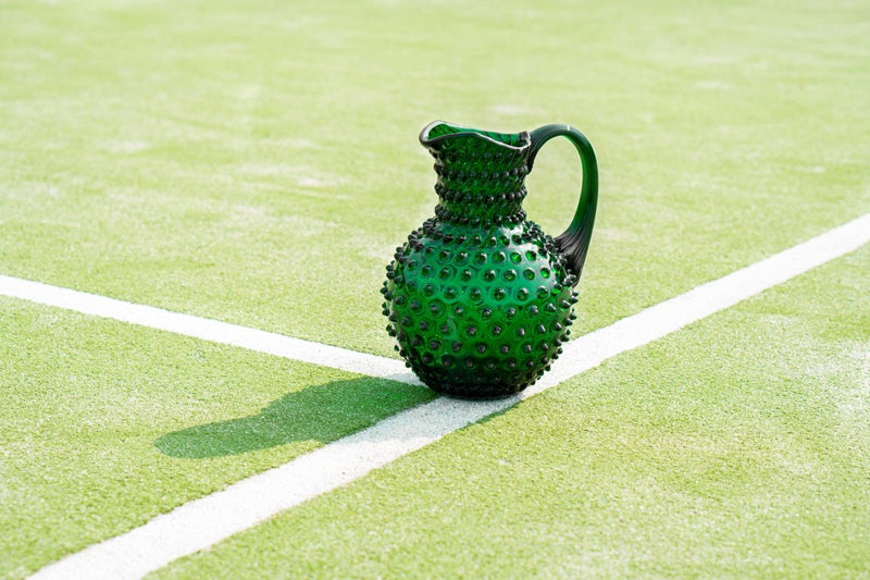 Dark Green Hobnail Jug - KLIMCHI