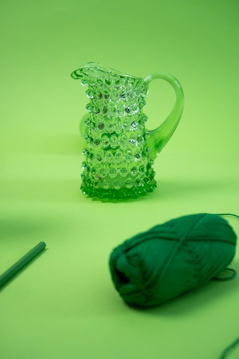 Light Green Hobnail Jug Tall Mini - KLIMCHI