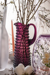 Violet Hobnail Jug Tall - KLIMCHI