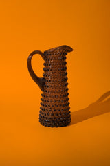 Black Smoke Hobnail Jug Tall - KLIMCHI