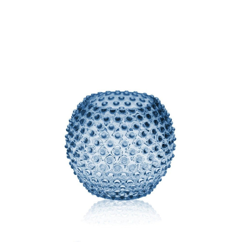 Underlay Blue Smoke Hobnail Vase - KLIMCHI