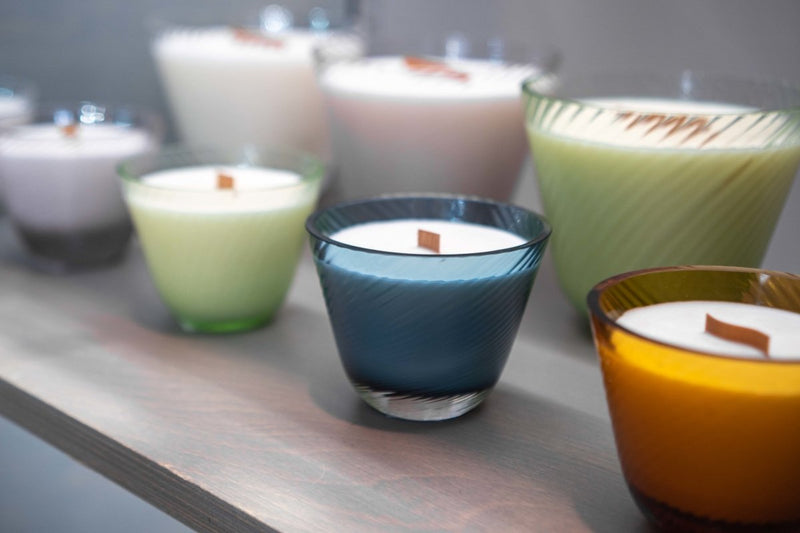 Small Candle Linea Japanese Plum - KLIMCHI