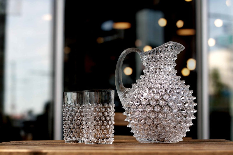 Crystal Hobnail Tumblers - KLIMCHI