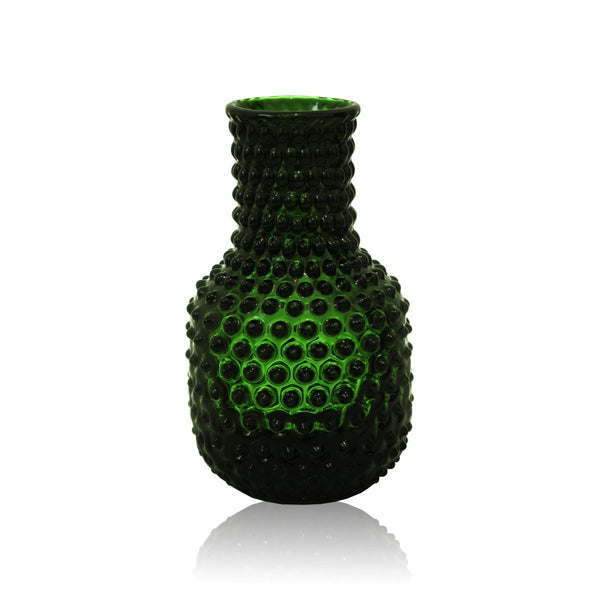 Dark Green Hobnail Carafe - KLIMCHI