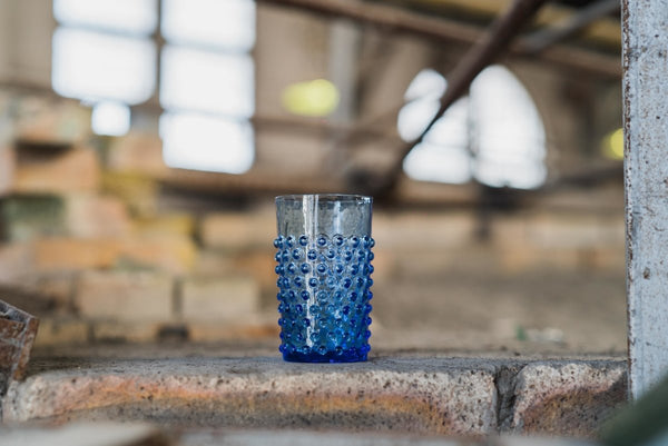 Light Blue Hobnail Tumblers - KLIMCHI