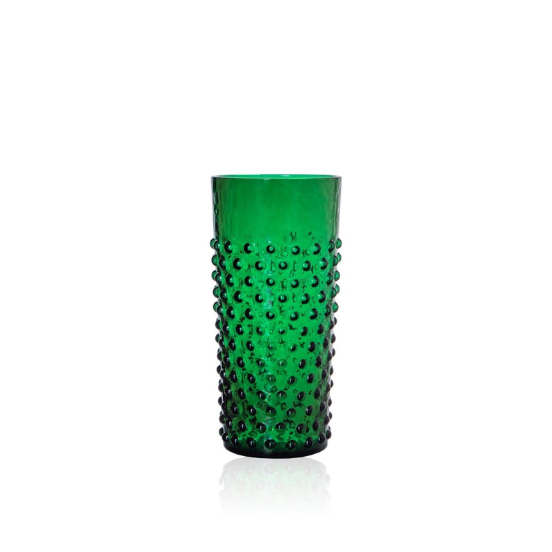 Dark Green Hobnail Tumblers Tall - KLIMCHI