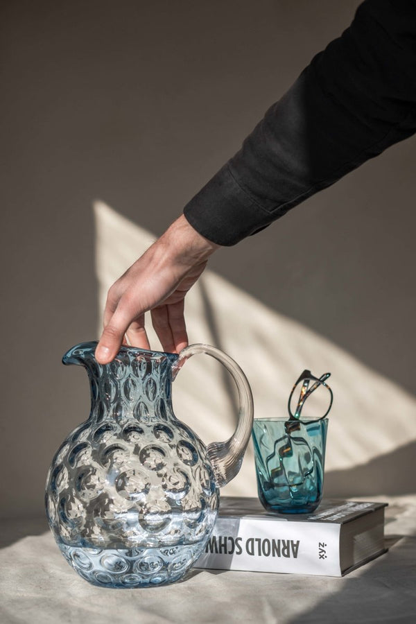 Underlay Blue Smoke Kugel Jug - KLIMCHI