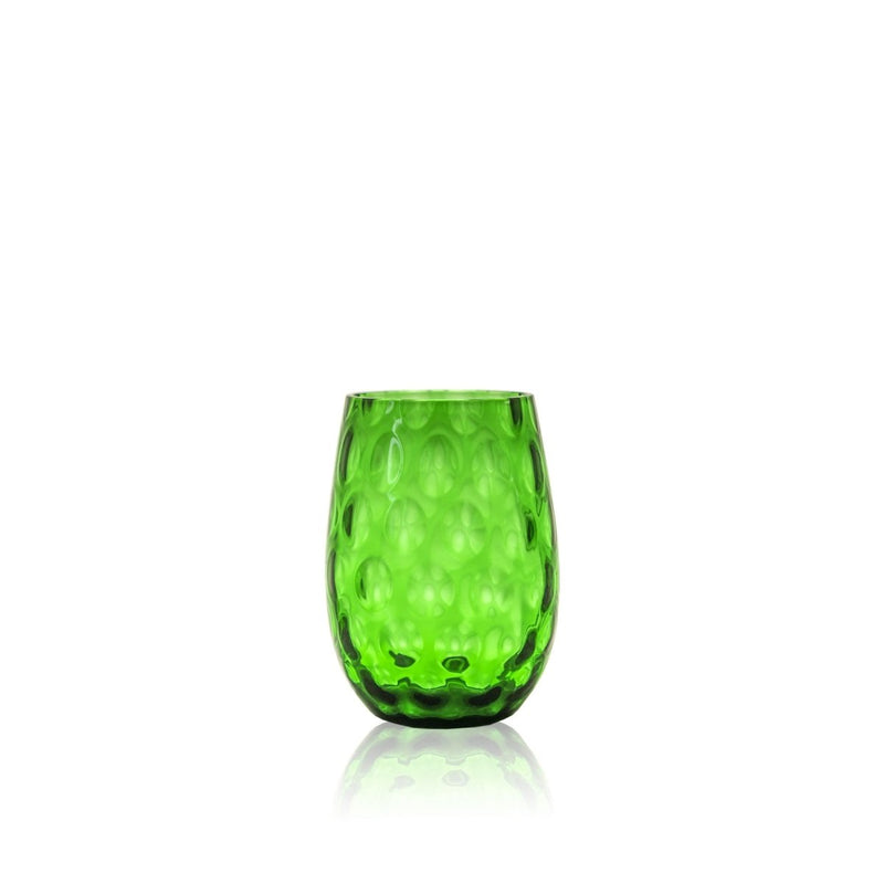 Dark Green Round Kugel Tumblers - KLIMCHI