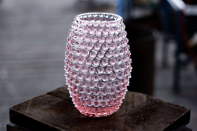 Rosaline Egg Hobnail Vase - KLIMCHI