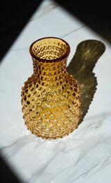 Underlay Amber Hobnail Carafe - KLIMCHI