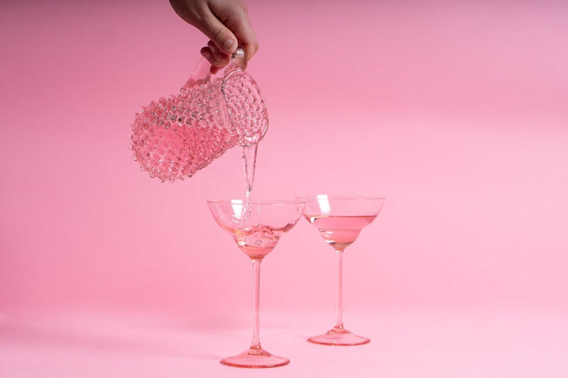 SHADOWS Cocktail Glass in Suede Pink (Set of 2) - KLIMCHI